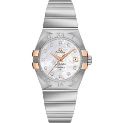 Omega Constellation 31mm Rose Gold & Steel Watch with Mother of Pearl Dial 123.20.31.20.55.003
