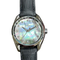 Omega Seamaster Aqua Terra 38.5mm Grey Mother of Pearl Dial Watch 231.13.39.21.57.001
