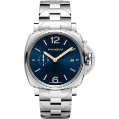 Panerai Luminor Due 42mm Blue Dial Stainless Steel Watch PAM01124