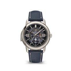Patek Philippe 5316-50P-001 GRAND Complications Sapphire Crystal Dial Navy Blue Calfskin Leather Strap