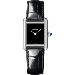 Cartier Tank Must WSTA0071 22MM Black Leather Watch