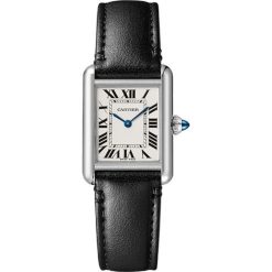 Cartier Tank Must WSTA0060 29MM Silver Dial Leather Watch