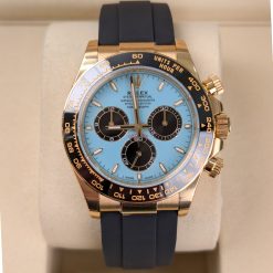 Alternative view of Rolex Daytona 126518ln Turquoise Dial Oysterflex Band