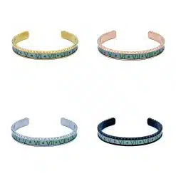 Alternative view of Speedometer Style Bracelet 1pcs Stainless Steel Watch Bangle, Silver