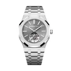 Audemars Piguet 26730ST.OO.1320ST.06 Royal Oak Grey "Grande Tapisserie" 41mm Dial Stainless Steel Bracelet Watch