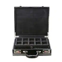 Alternative view of Black Briefcase for 10 Watches and Jewelry