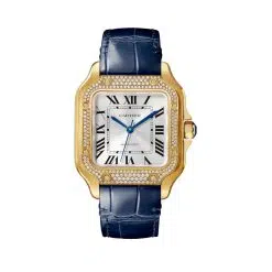 Cartier WJSA0013 Santos de Cartier Sunray-Effect Dial Watch