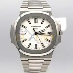 Alternative view of Patek Philippe 5711-1A-011 Nautilus Silvery White Dial Stainless Steel Men's Watch