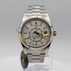 Alternative view of Rolex 326934-0001 Sky Dweller 42mm White Index Men's Watch