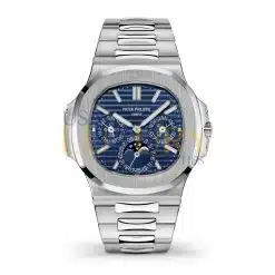 Patek Philippe 5740/1G Nautilus Perpetual Calendar White Gold 40mm Blue Dial
