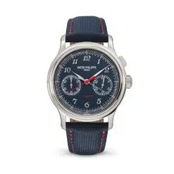 Patek Philippe 5470P-001 GRAND Complications Blue Varnished Dial Navy Blue Calfskin Strap