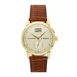 A. Lange & Söhne Saxonia 102.001 33MM Yellow Gold Silver Dial