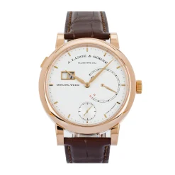 A. Lange & Söhne Saxonia 130.032F 45.9MM Rose Gold Silver Dial