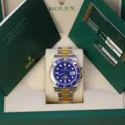 Alternative view of Rolex 116613LB Submariner Blue Dial Stainless Steel and 18K Yellow Gold Watch