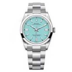 Rolex Oyster Perpetual Ref: 126000-0006 Turquoise Dial Oyster Bracelet