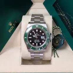 Alternative view of Rolex Submariner 126610LV-0002 Stainless Steel Black Dial & Green Ceramic Bezel Oyster Bracelet Watch