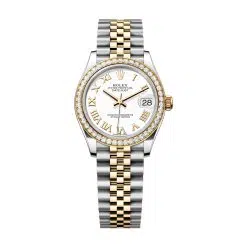 Rolex Datejust 278383RBR-0002 31mm White Roman Dial Jubilee Bracelet