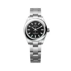 Rolex Oyster Perpetual 28 276200-0010 Black Dial Oystersteel Oyster Bracelet