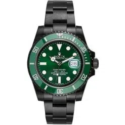 Rolex Submariner 116610LV Green Dial Black PVD Oyster Bracelet Watch